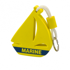 Брелок-поплавок парусник желтый Marine